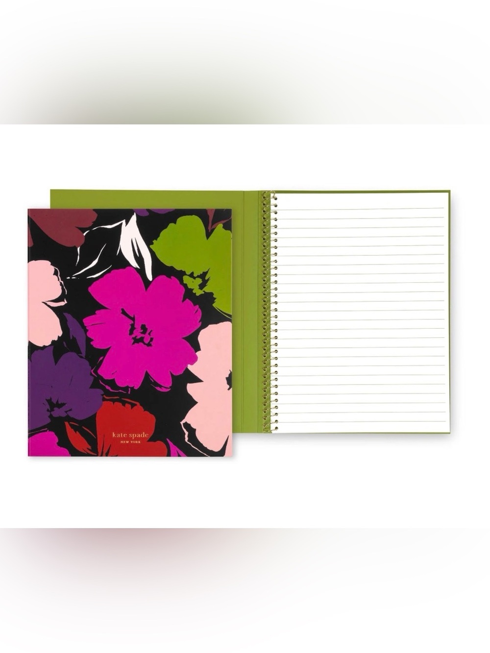 kate spade Painterly Blooms Spiral Notebook